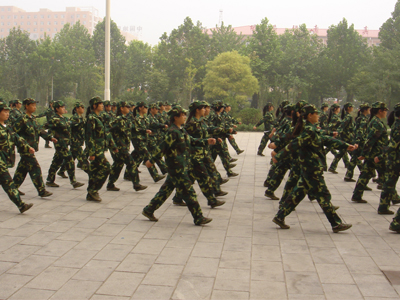 信息工程系新生軍訓(xùn)風(fēng)采