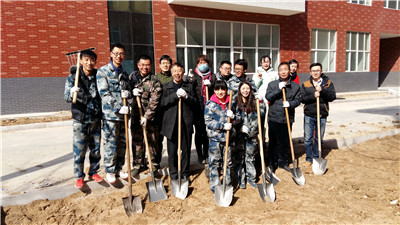 信息工程學院支援賀陽國際中小學校園建設