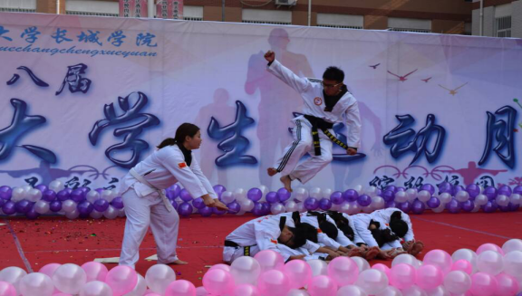 青春運動賽場 美與力量飛揚——第八屆大學(xué)生運動月開幕式活動成功舉辦