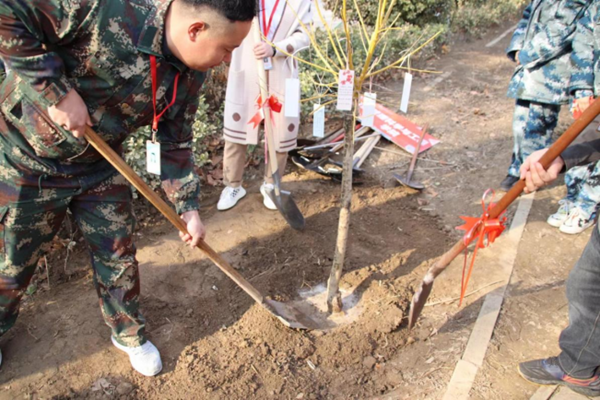 植樹(shù)節(jié)|管理學(xué)院|手植一抹綠，心栽一片林